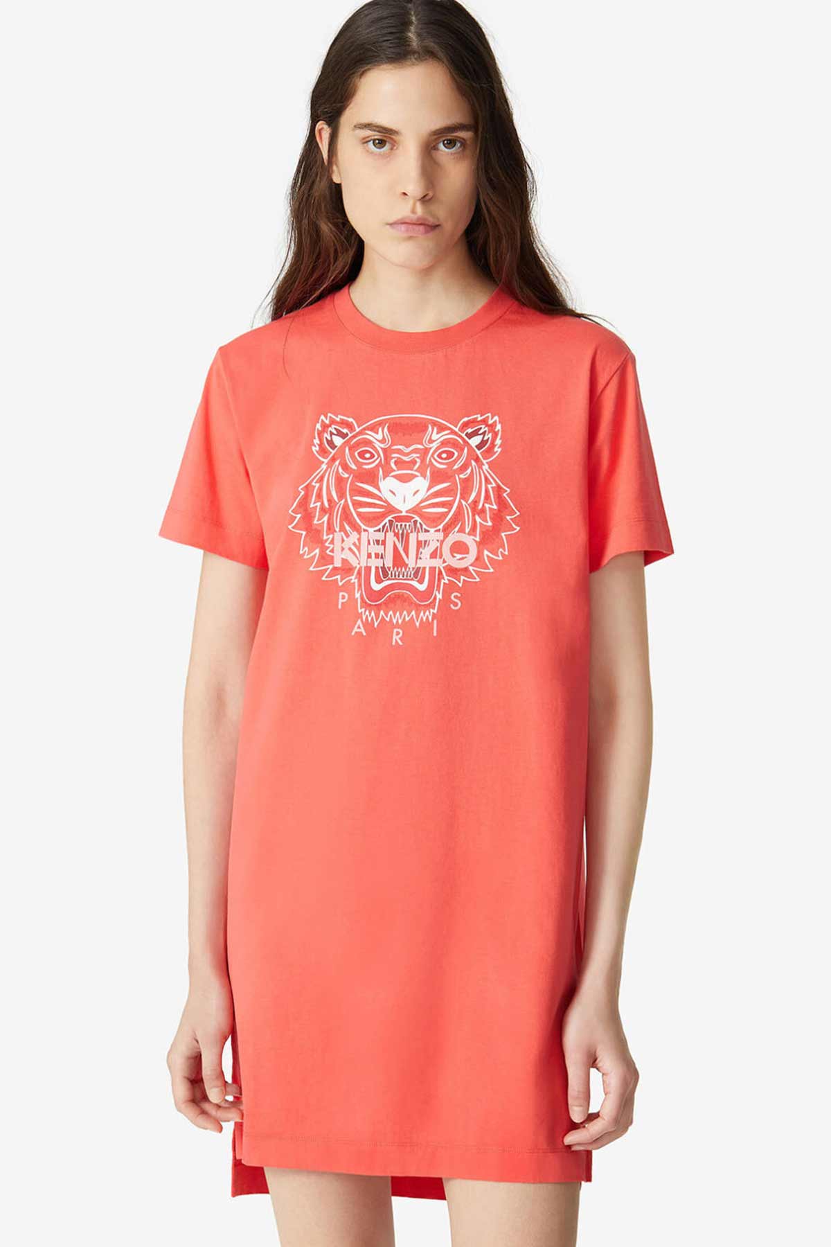 Kenzo Kaplan Logolu T-shirt Elbise-Libas Trendy Fashion Store