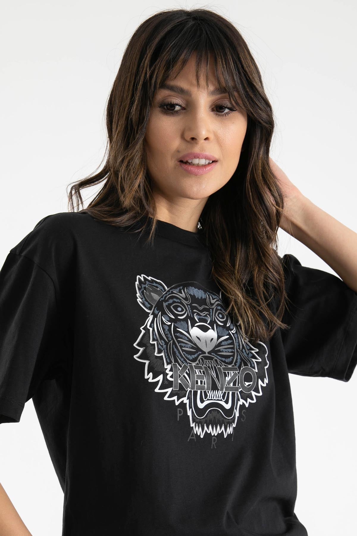 Kenzo Kaplan Logolu T-shirt-Libas Trendy Fashion Store