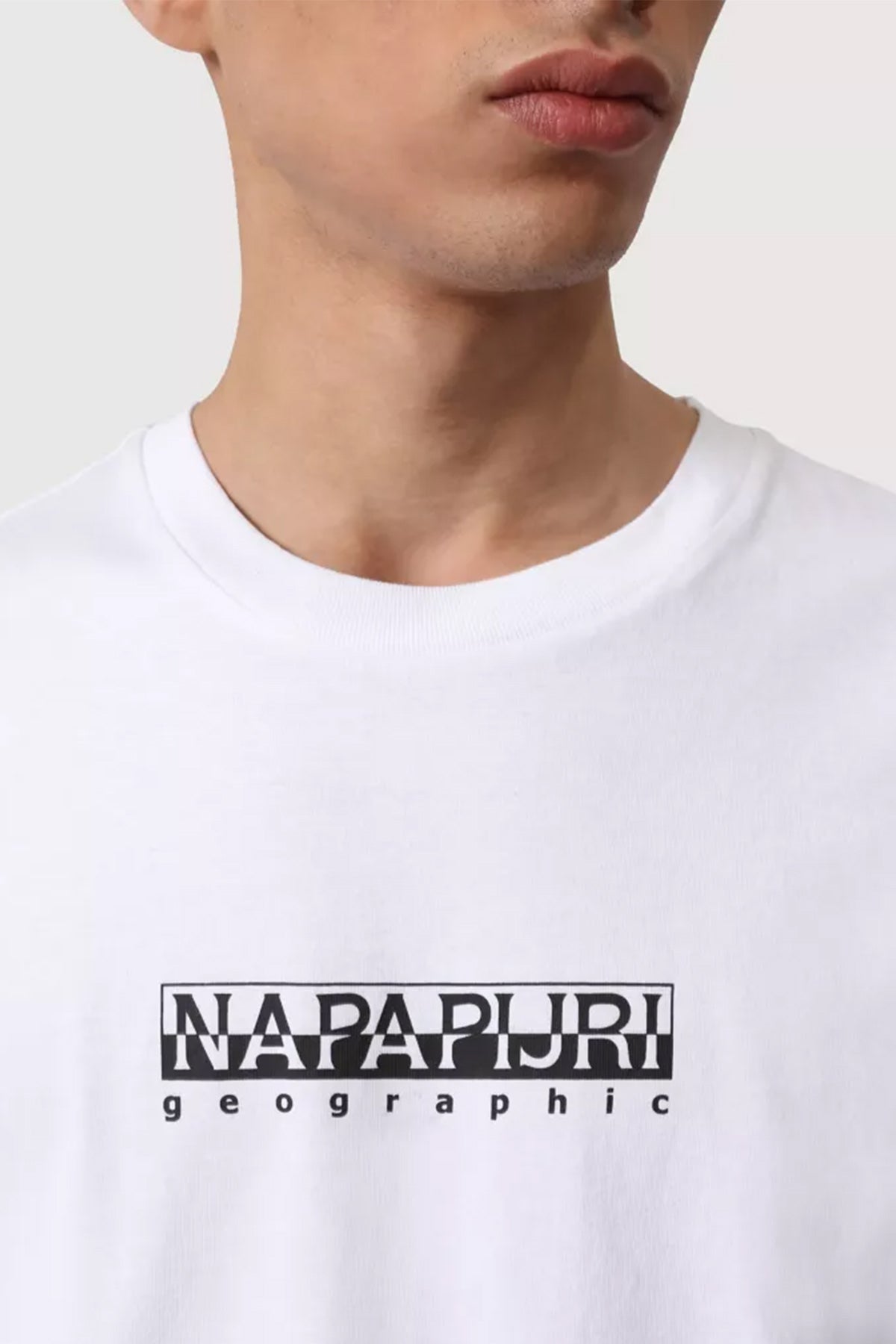 Napapijri Rahat Kesim Logolu Basic T-shirt-Libas Trendy Fashion Store