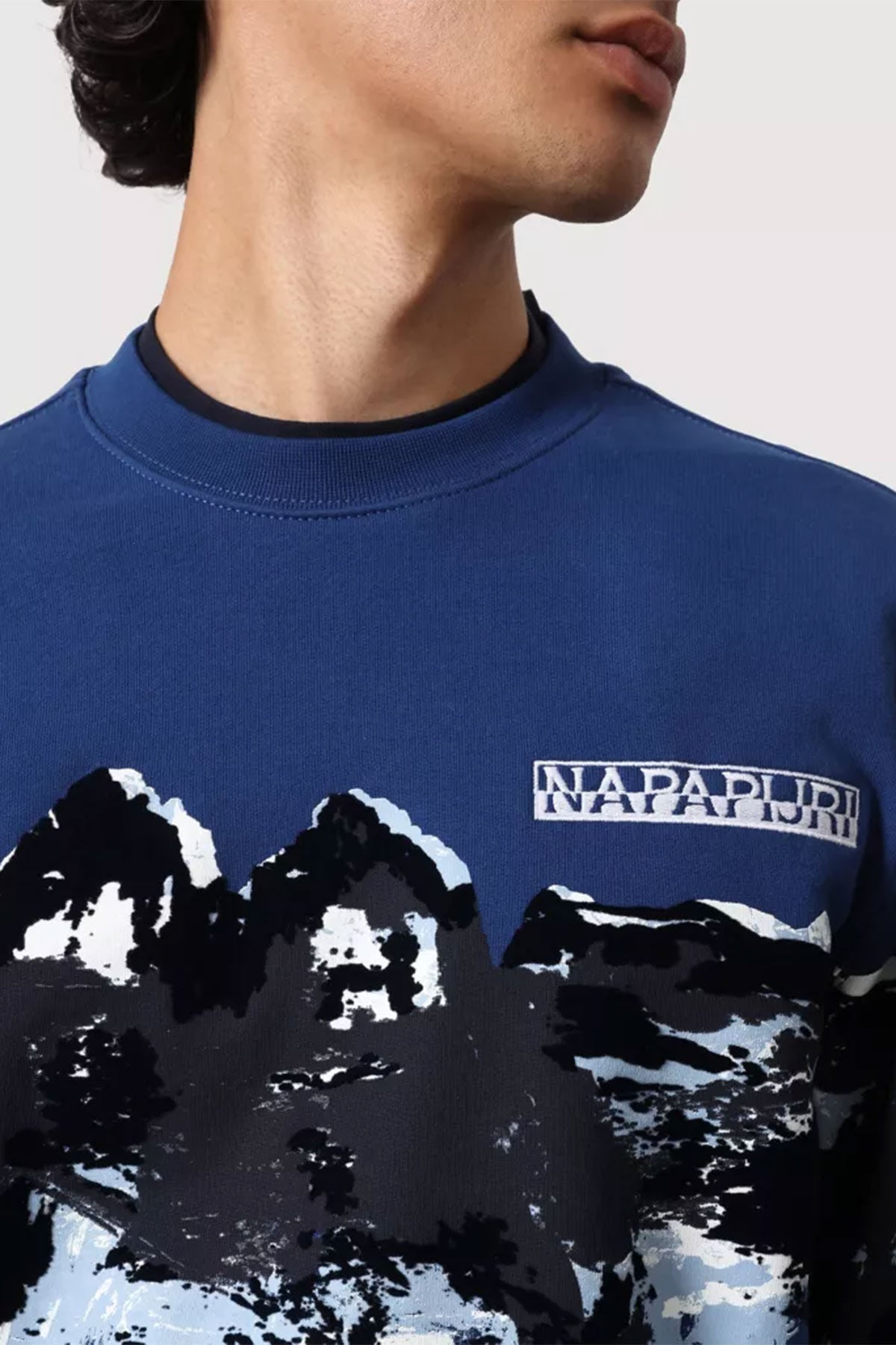 Napapijri Barey Regular Fit Alp Temalı Sweatshirt-Libas Trendy Fashion Store