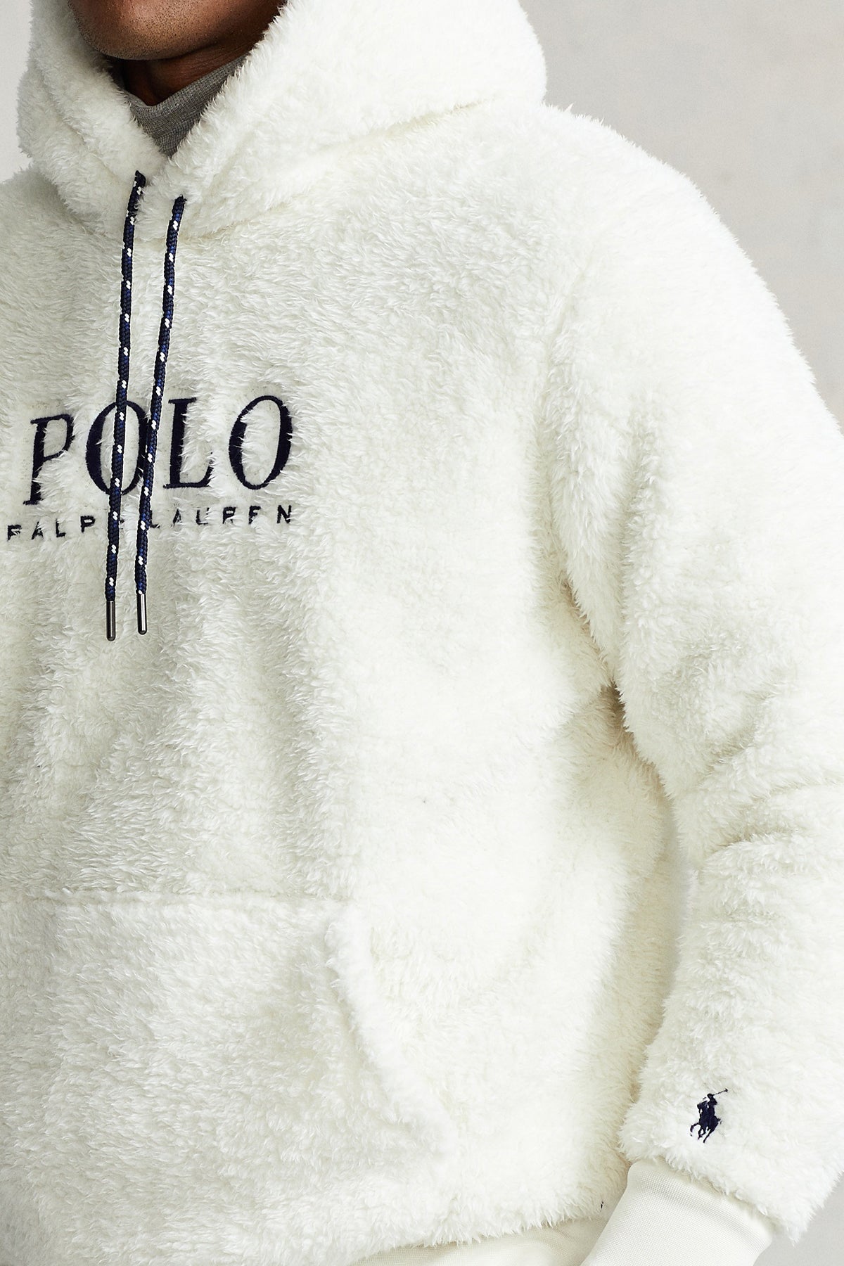 Ralph lauren sherpa hoodie hotsell