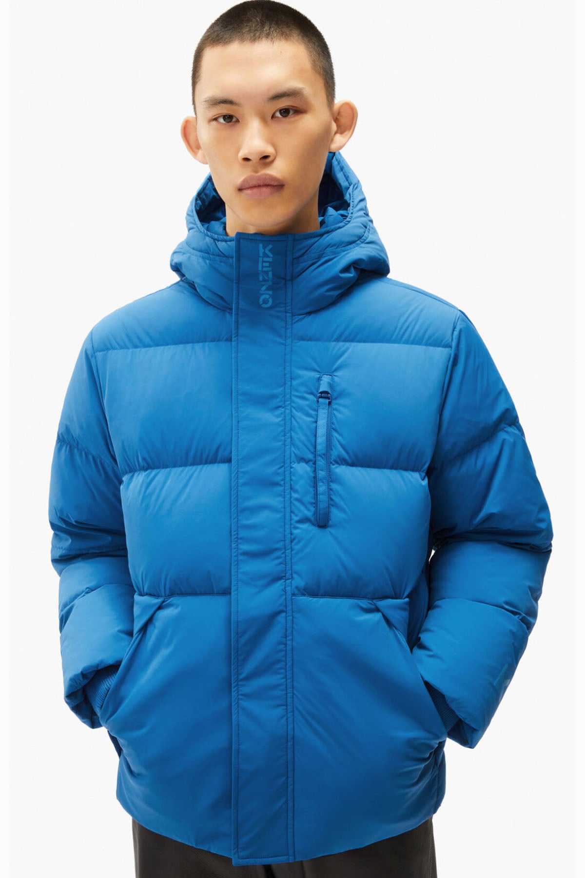 Kenzo Geniş Kesim Kapüşonlu Puffer Mont-Libas Trendy Fashion Store