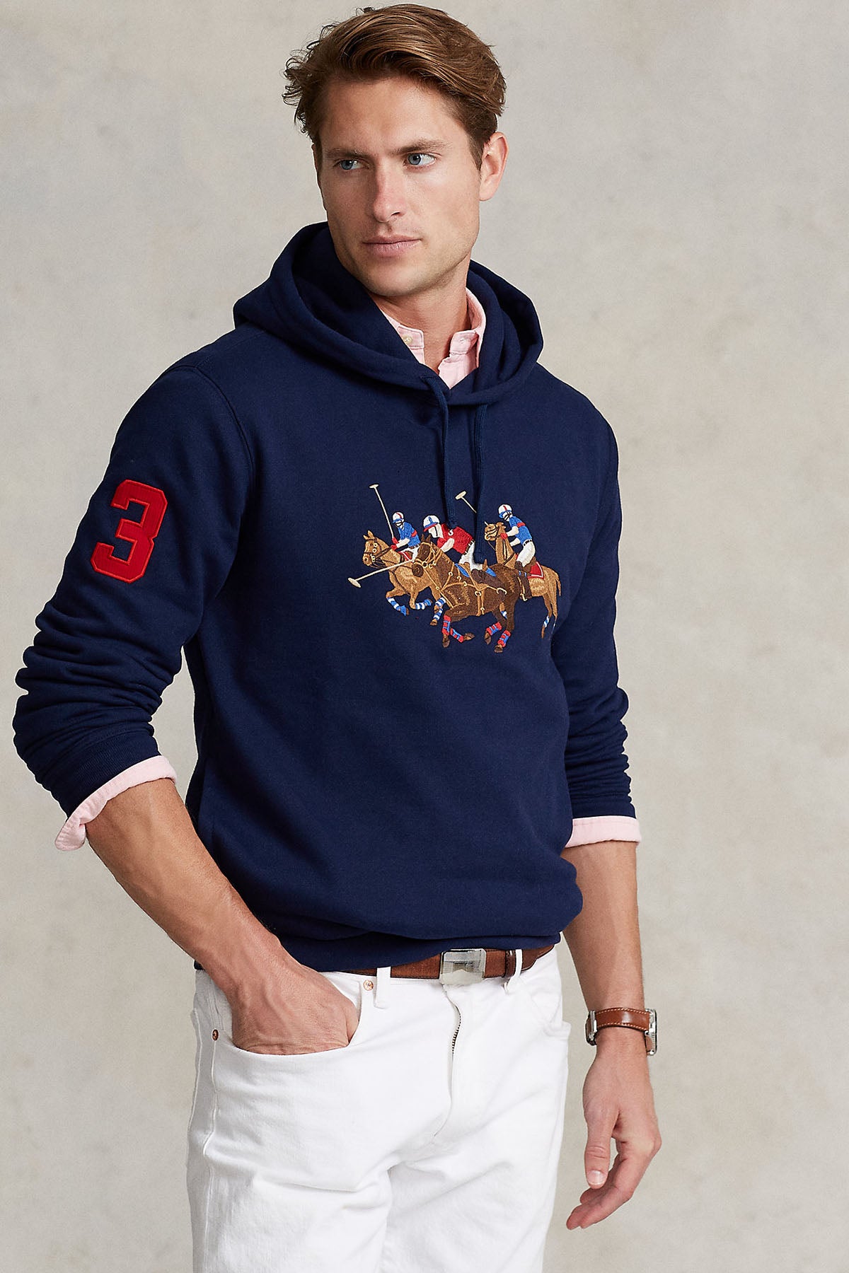 Polo Ralph Lauren Kapüşonlu Triple Pony Sweatshirt-Libas Trendy Fashion Store