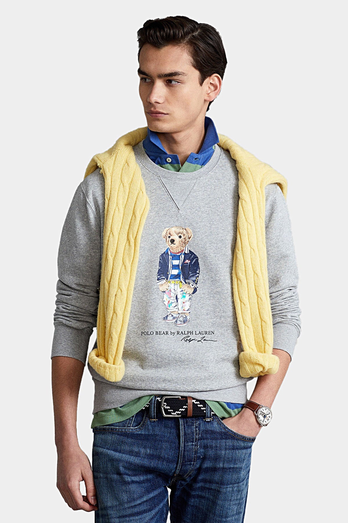 Polo Ralph Lauren Yuvarlak Yaka Polo Bear Sweatshirt-Libas Trendy Fashion Store