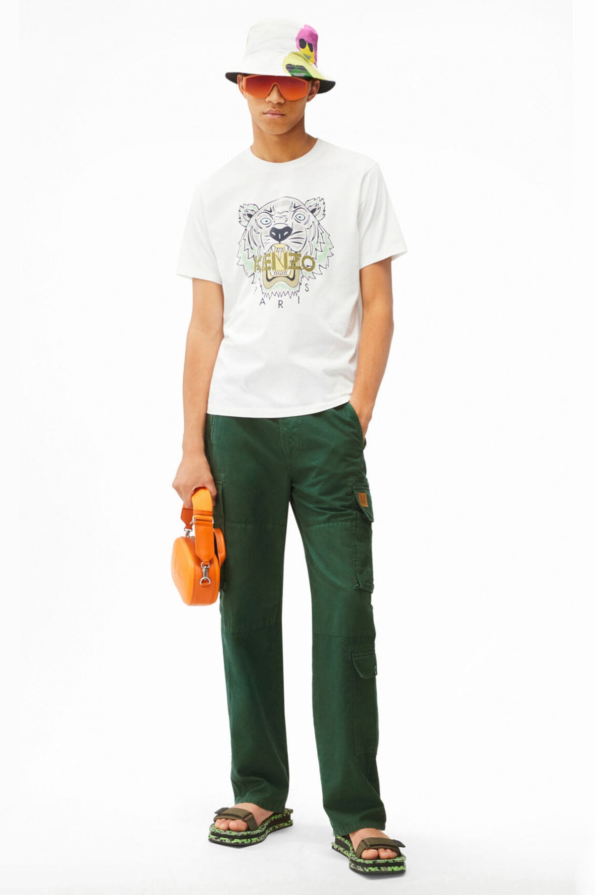 Kenzo Kaplan Logolu T-shirt-Libas Trendy Fashion Store