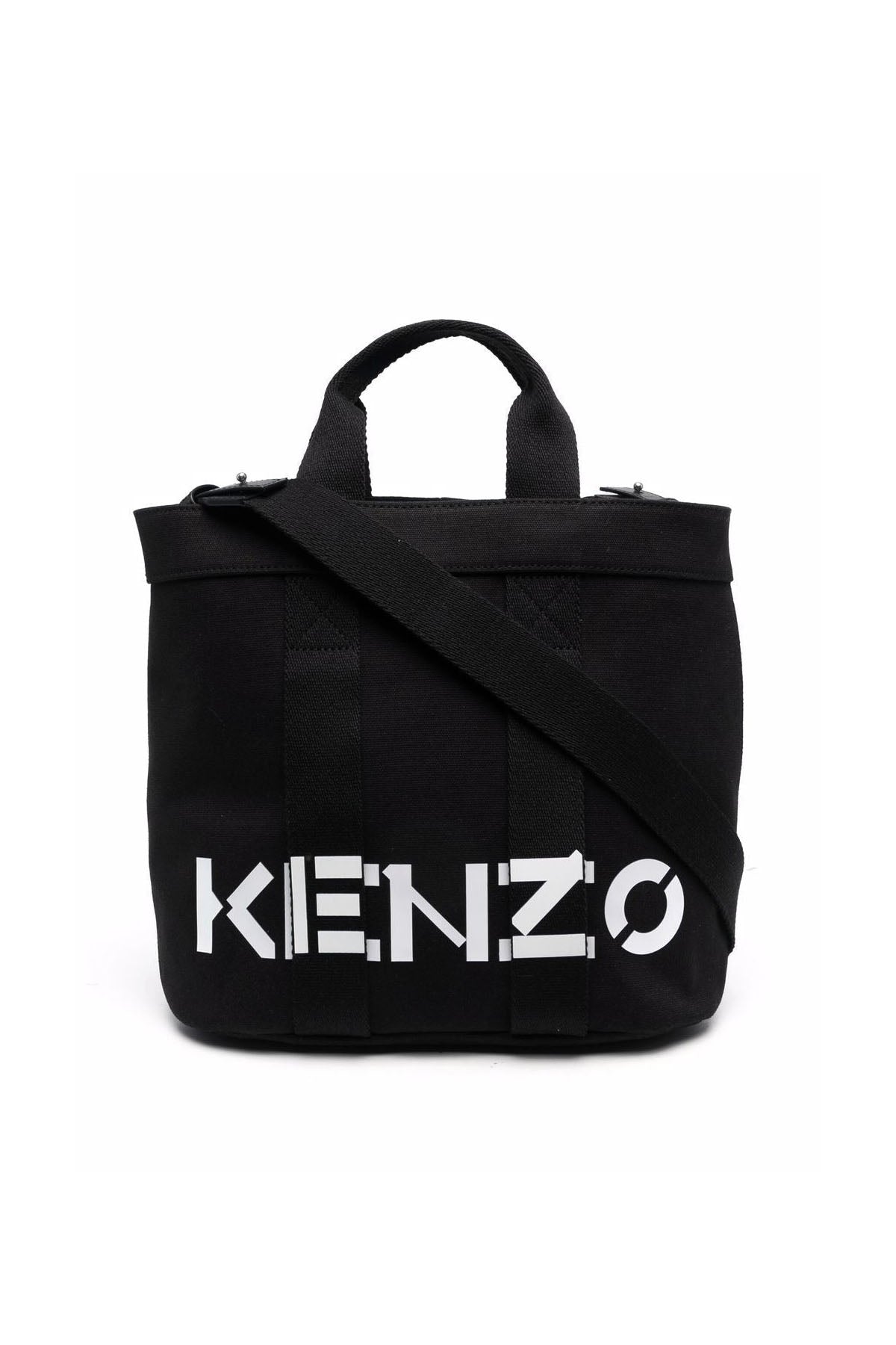 Kenzo Logolu Canvas Small Tote Çanta-Libas Trendy Fashion Store