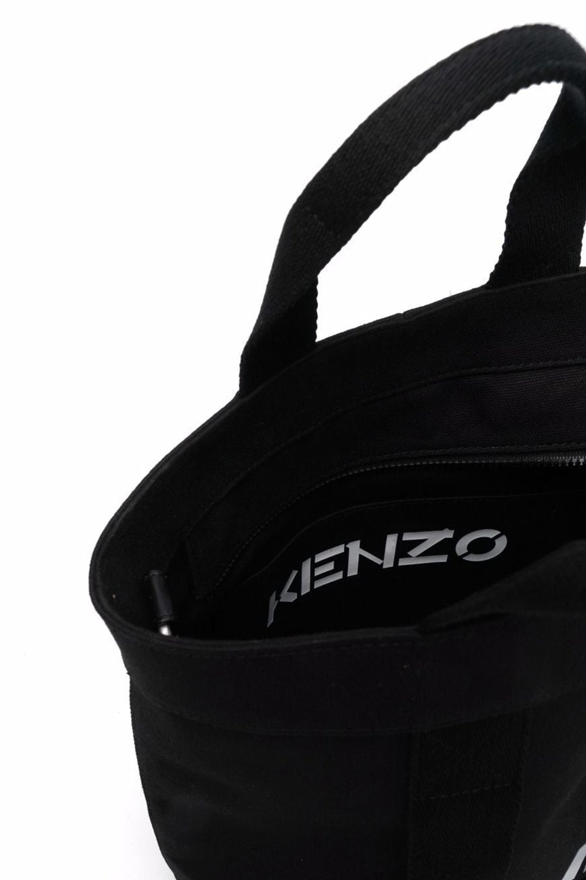 Kenzo Logolu Canvas Small Tote Çanta-Libas Trendy Fashion Store