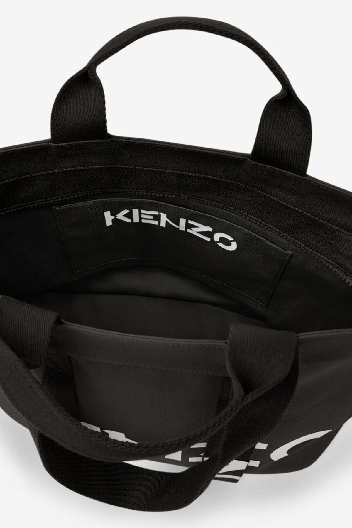 Kenzo Logolu Canvas Large Tote Çanta-Libas Trendy Fashion Store