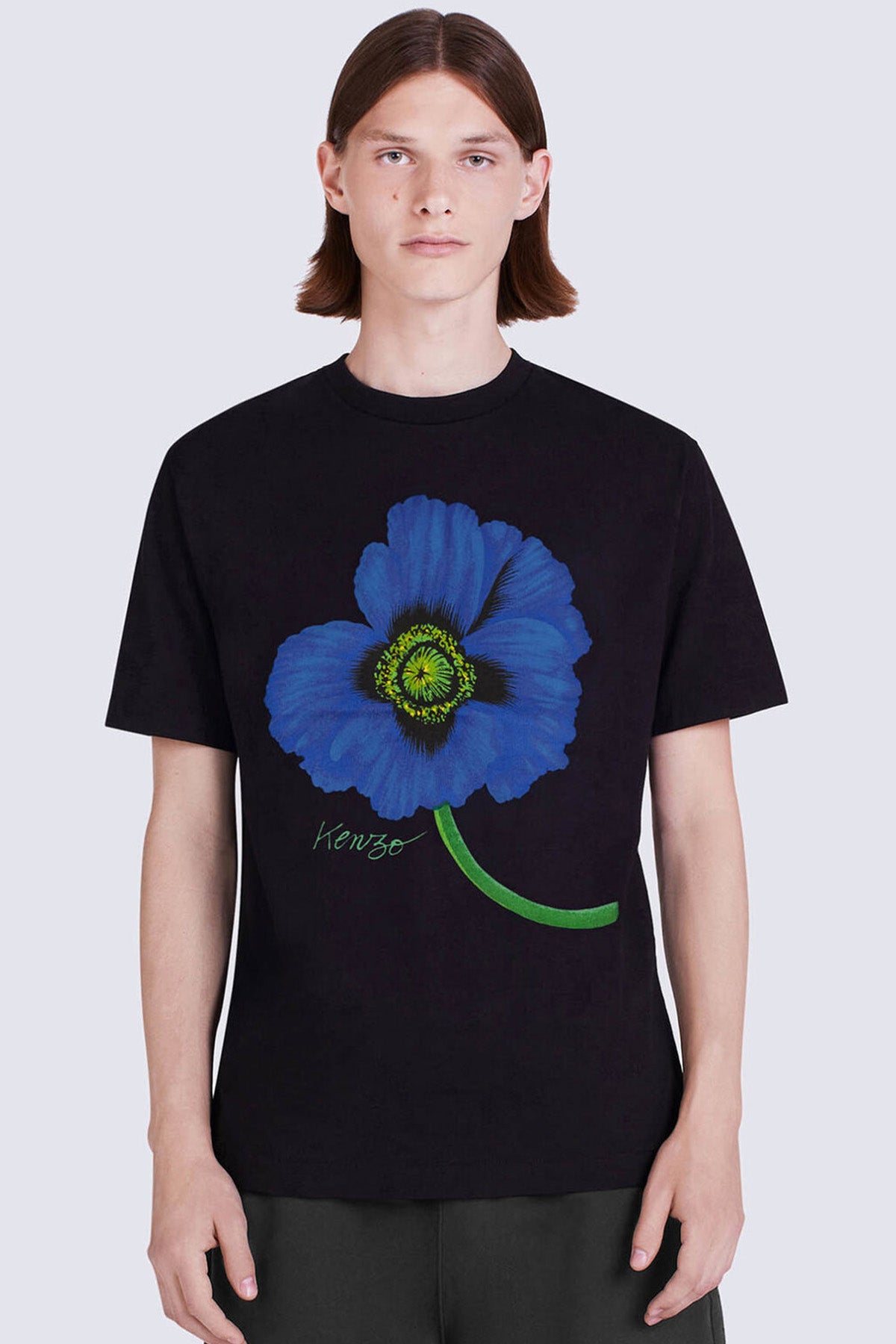 Kenzo Big Poppy Logolu T shirt FC65TS4164SY 99J