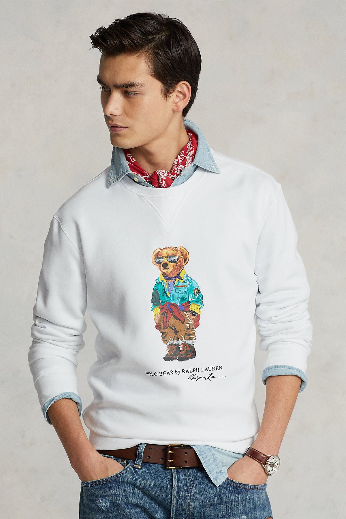 Polo Ralph Lauren Polo Bear Şardonlu Sweatshirt-Libas Trendy Fashion Store