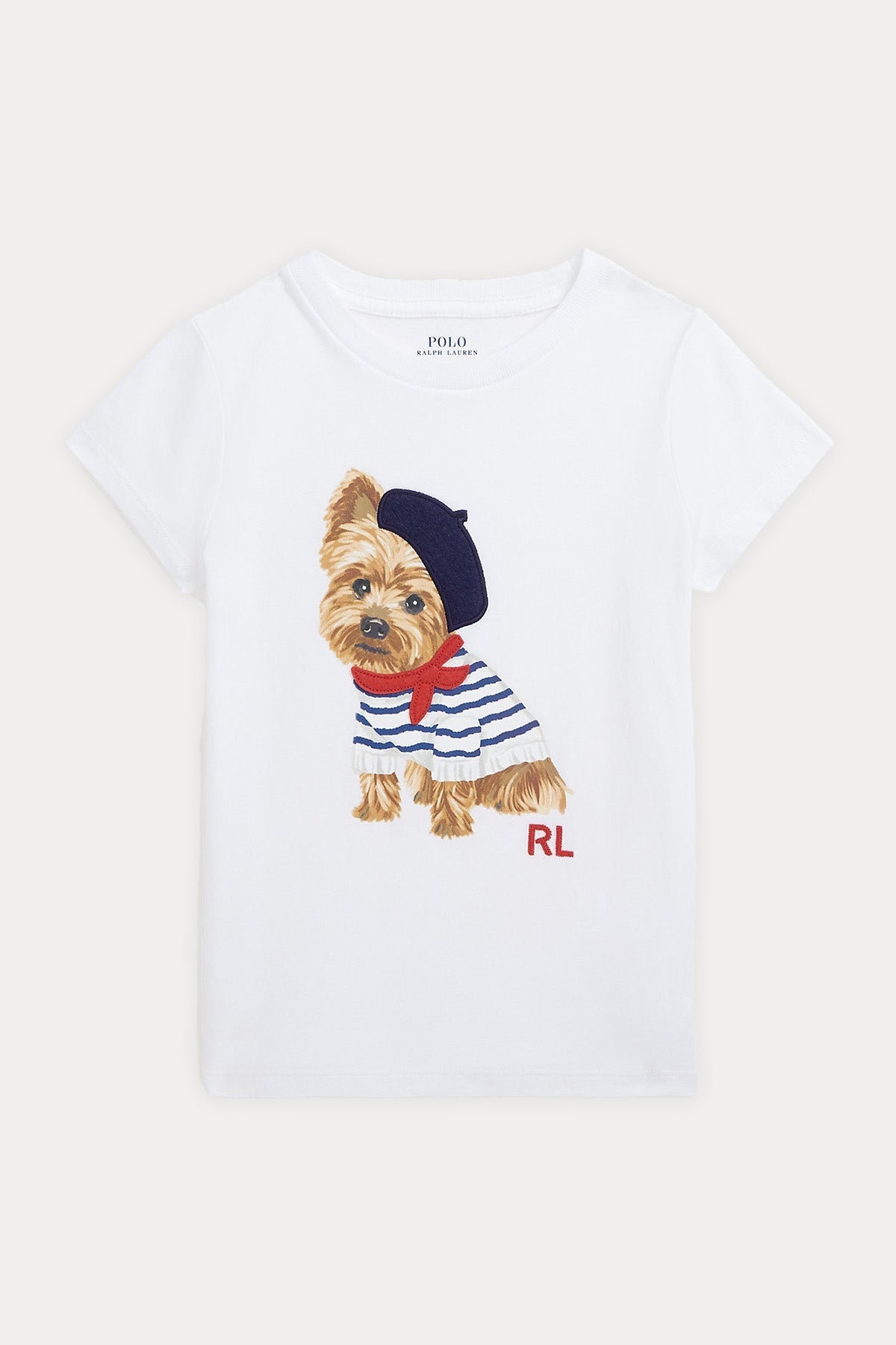 Polo Ralph Lauren Kids 2 3 Ya K z Cocuk Kopek Temal T shirt